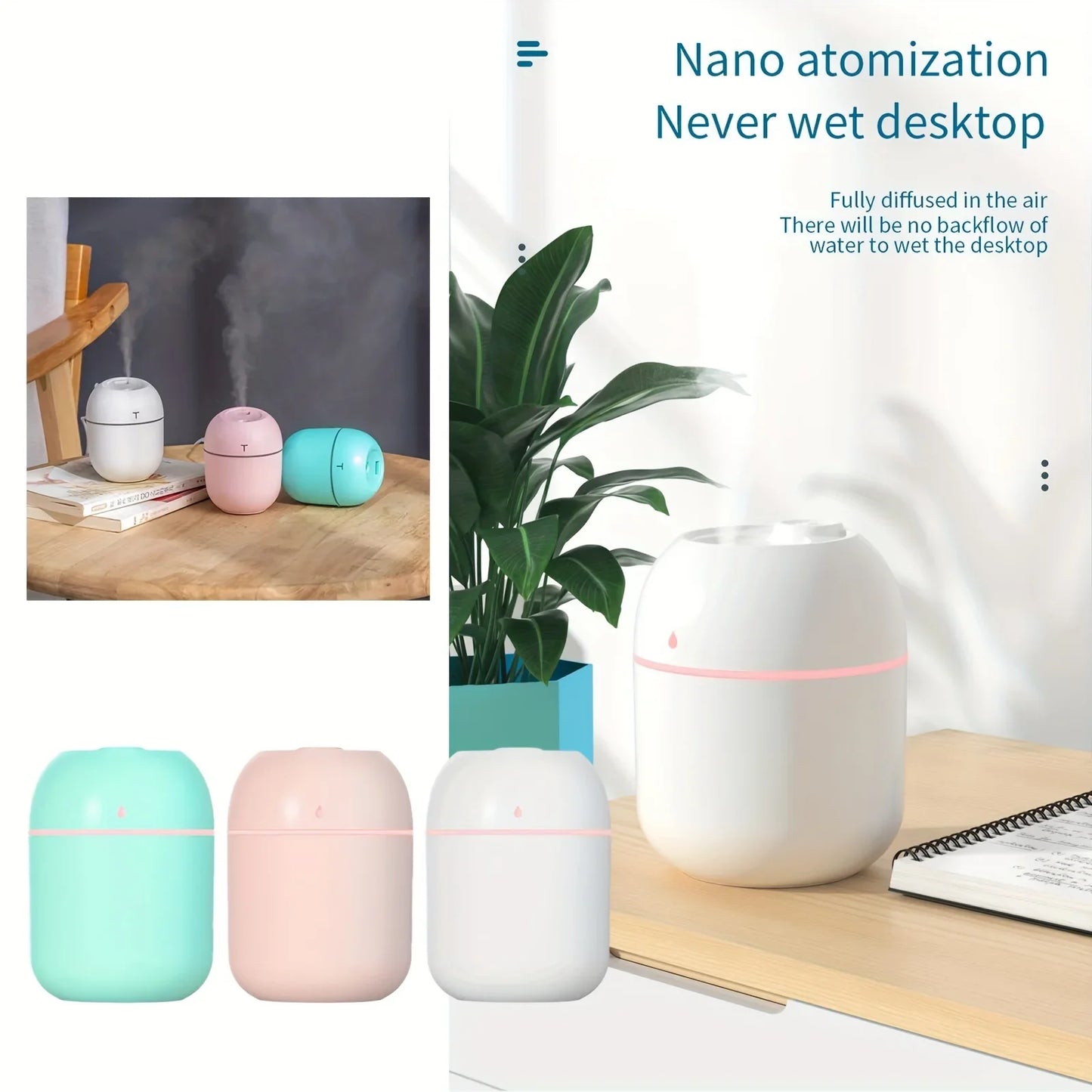 Portable 220ml Humidifier