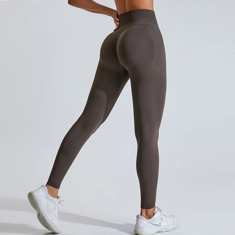 Seamless High V-Waist Leggings