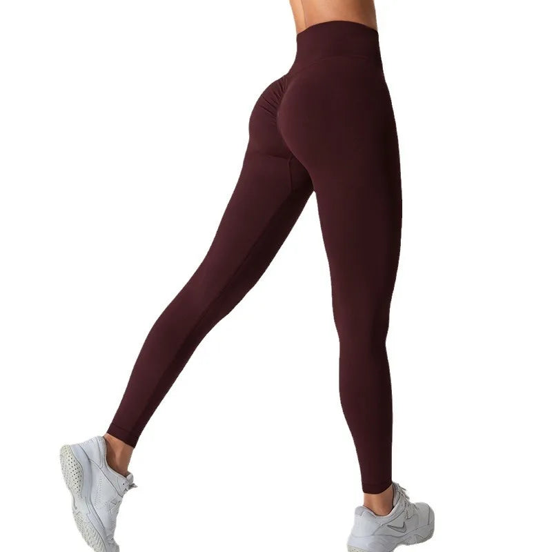 Seamless High V-Waist Leggings