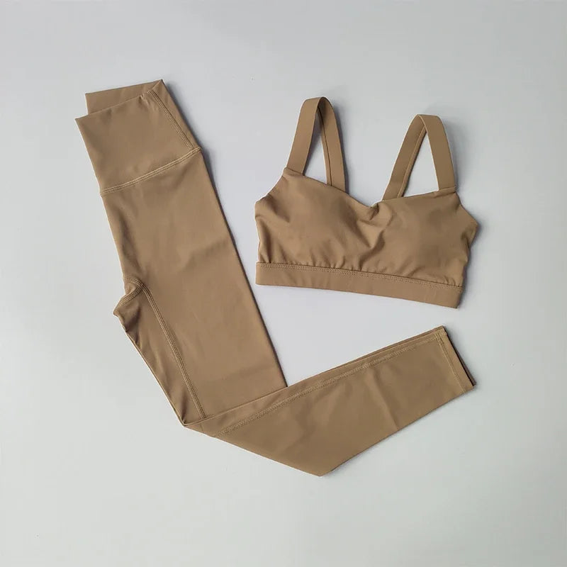 2PCS High-Waisted Yoga Set