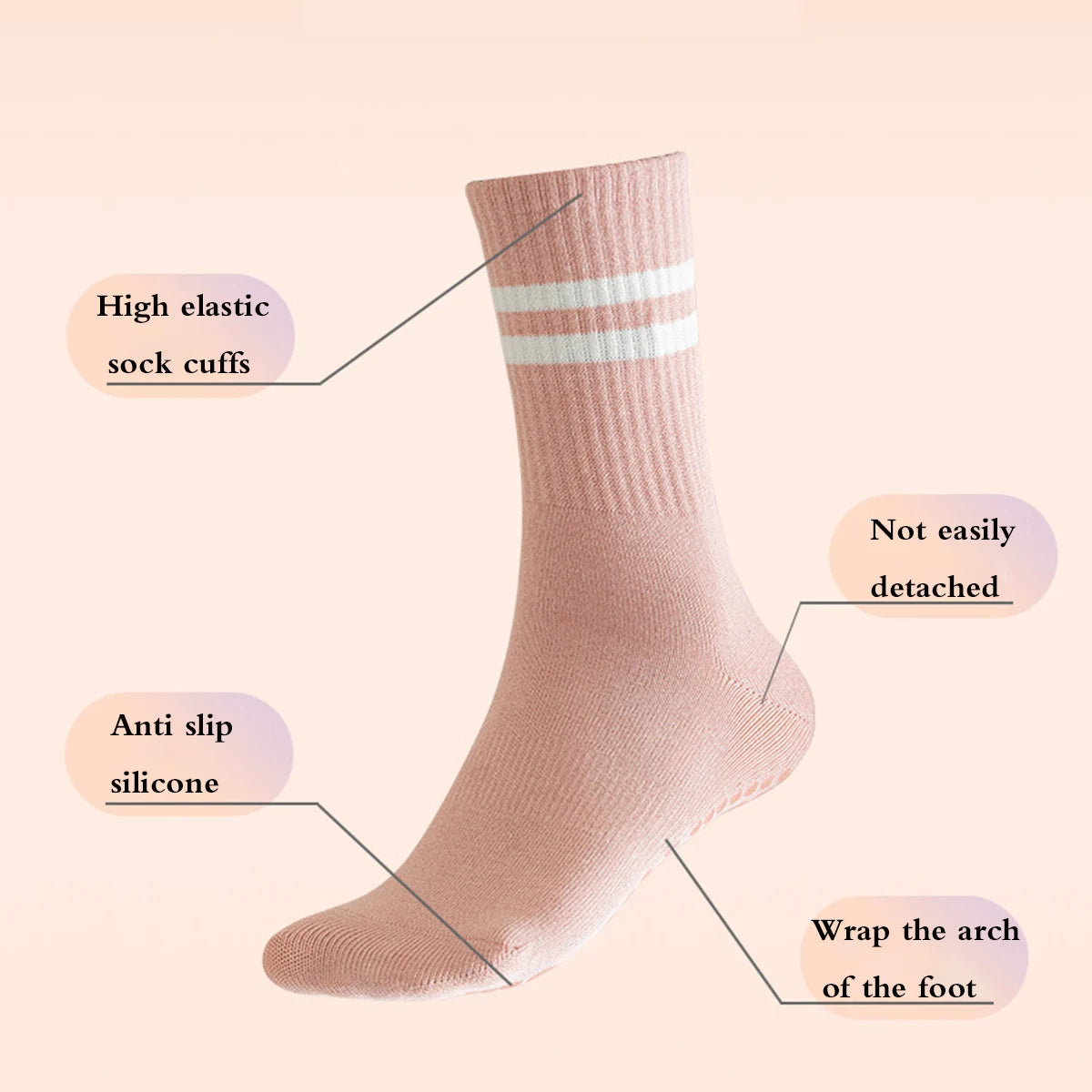 Pilates Grip Socks