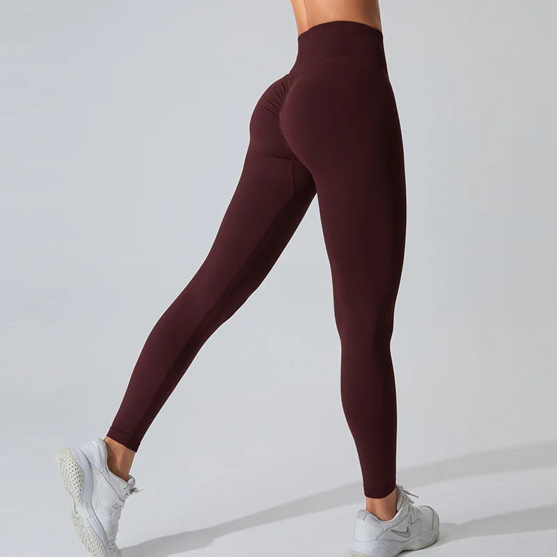 Seamless High V-Waist Leggings