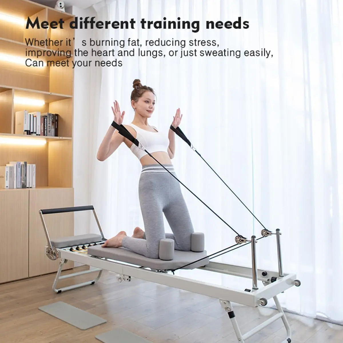 Foldable Reformer Pilates Machine