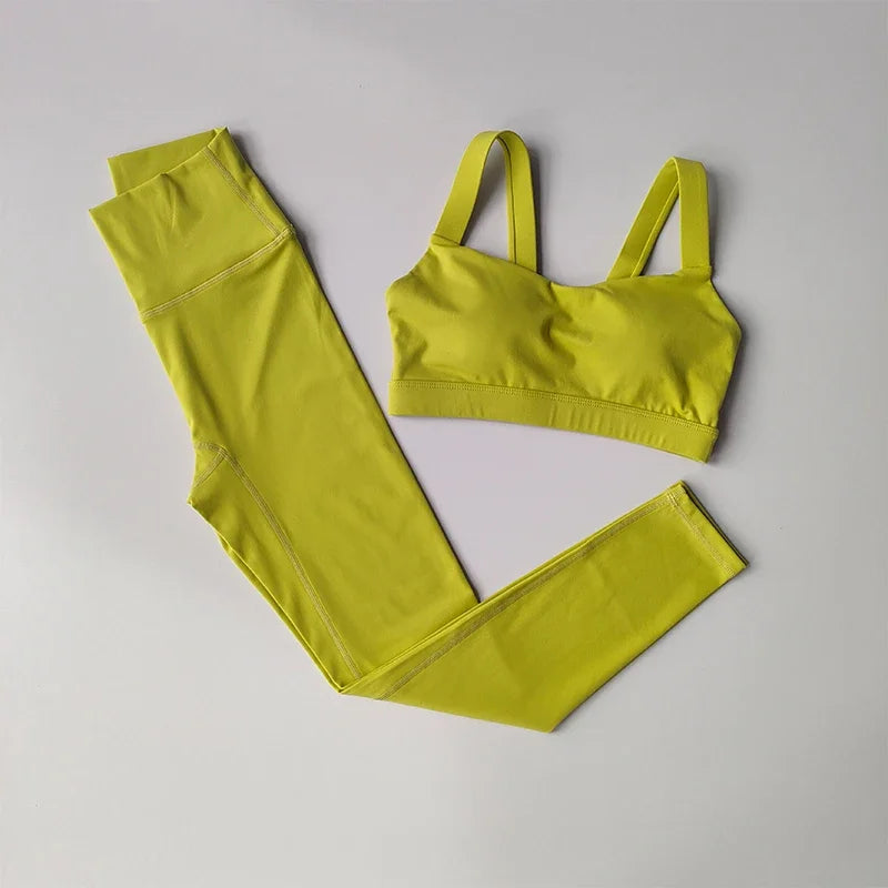 2PCS High-Waisted Yoga Set