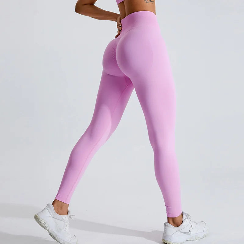 Seamless High V-Waist Leggings