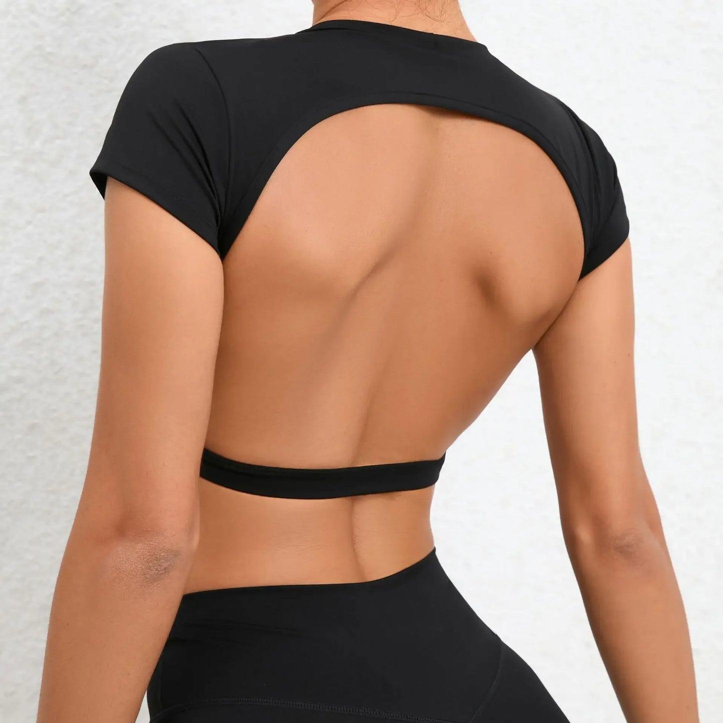 Backless Breathable Workout Top