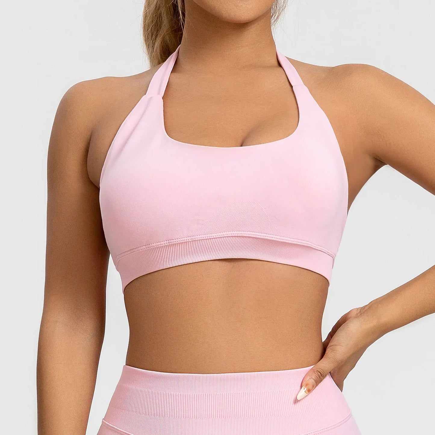 Pulse Halter Neck Sports Bra